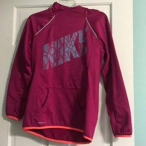 Pink nike sweatshirt